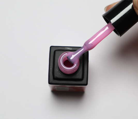 from the nail gel polish