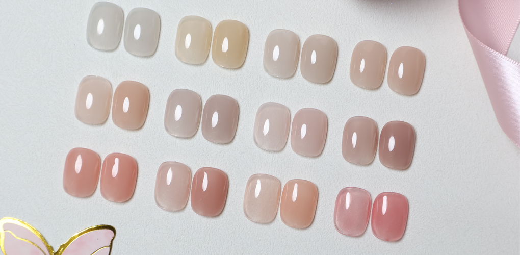 gel nails sticky
