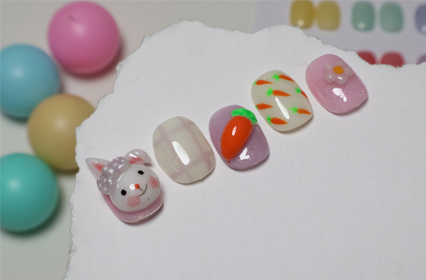 gel polish sticky