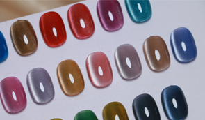 Plain Glass Bead Cat Eye Gel Nail Polish