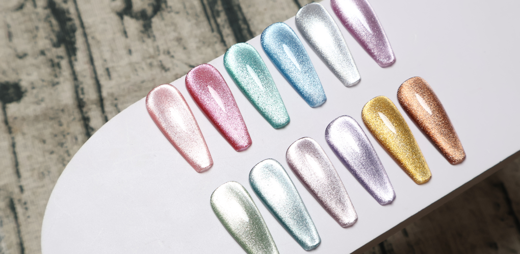 diamond cat eye gel polish