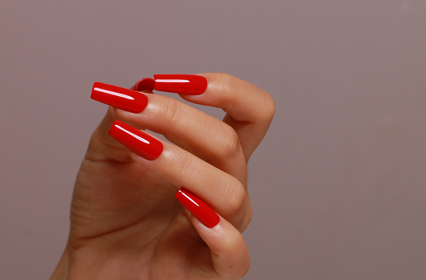 clear matte gel nails