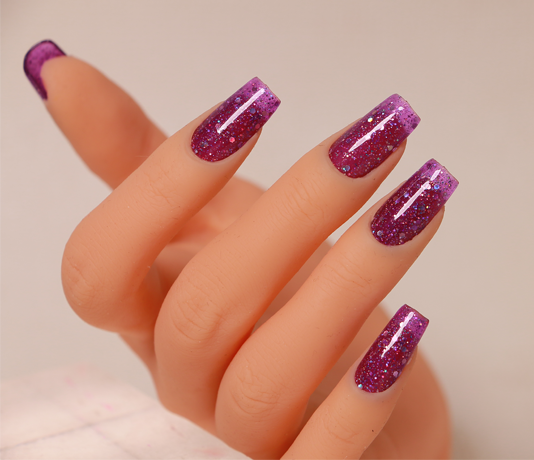 diamond glitter gel nail polish