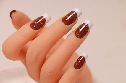 diy glitter gel polish