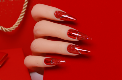 flash glitter nail polish