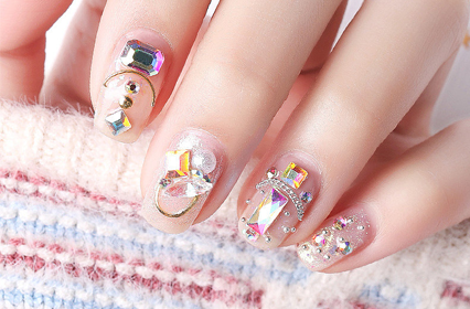 natural overlay nails