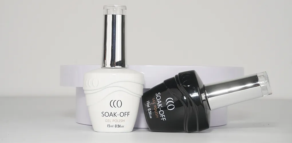 CCO Brand Silver Lid Gel Polish Collection Display