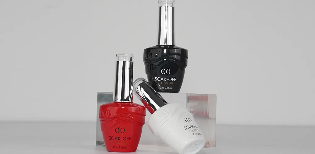CCO Brand Silver Lid Gel Polish Collection Display
