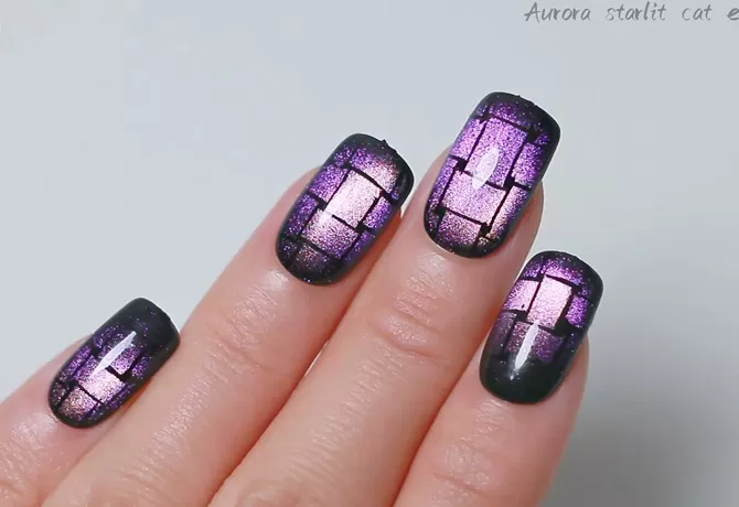 CCO | Colorful Galaxy Cat Eye Gel Nail Polish
