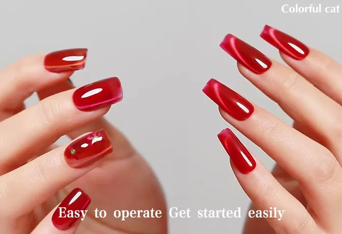 CCO | Neon Party Cat Eye Gel Nail Polish