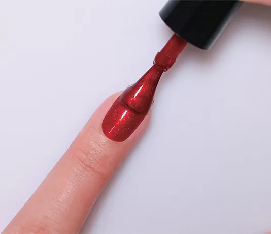  Flame Red Glitter Collection
