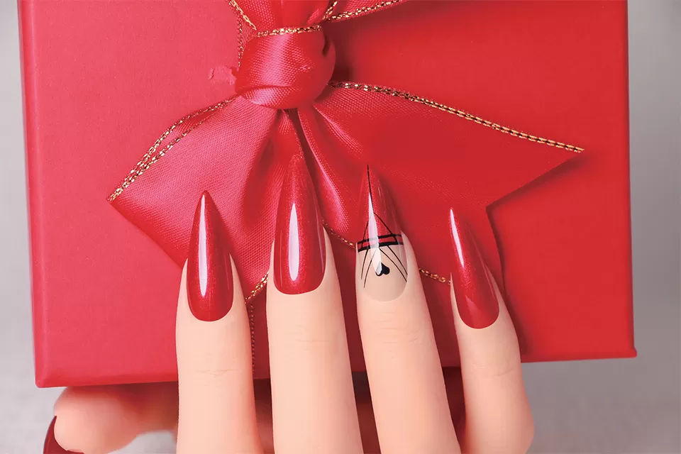 Cherry / Flame Red Glitter Collection