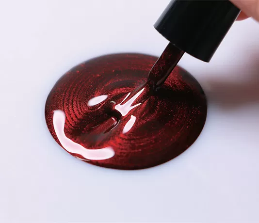  Flame Red Glitter Collection