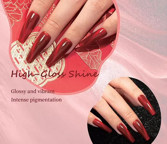 Fiery Red Cat Eye Gel