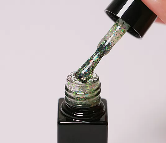 Flashing Glitter Gel