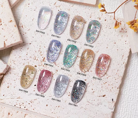 Flashing Glitter Gel
