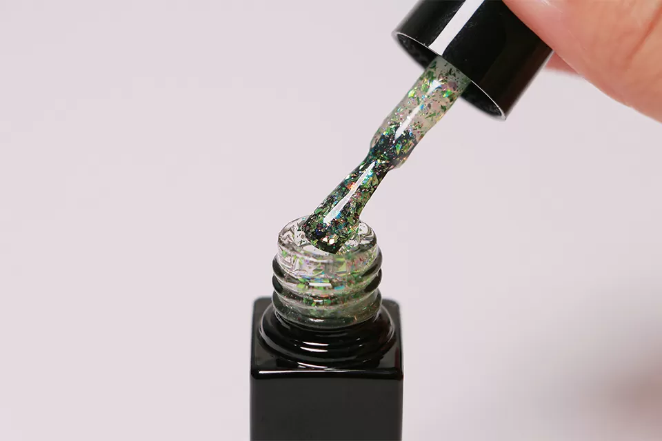 Flashing Glitter Gel