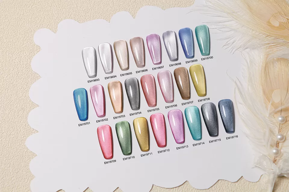 Glass Beads Cat Eye Gel