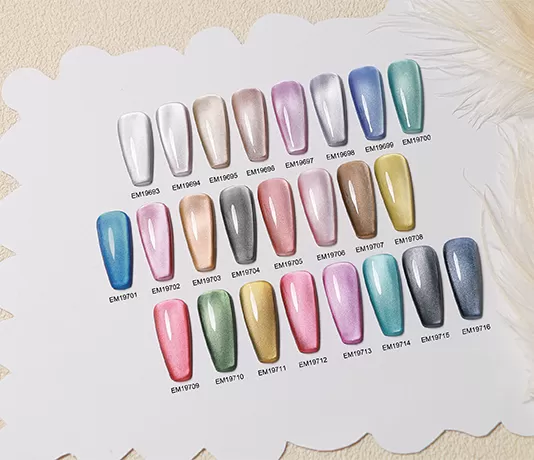Glass Beads Cat Eye Gel