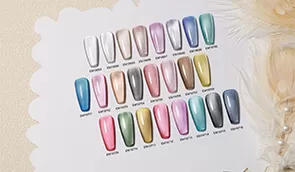 Glass Beads Cat Eye Gel
