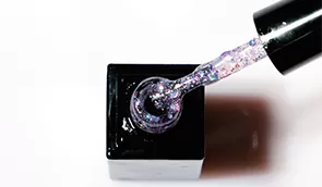 Rainbow Glitter Gel